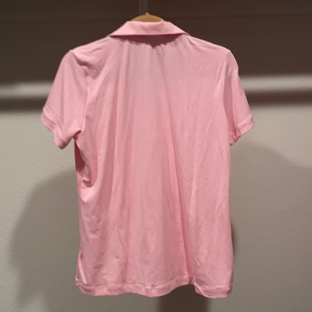 Nike golf pink polo shirt NWT